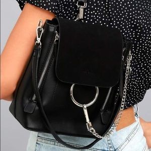 Lulus Sidewalk Stunner Black Backpack